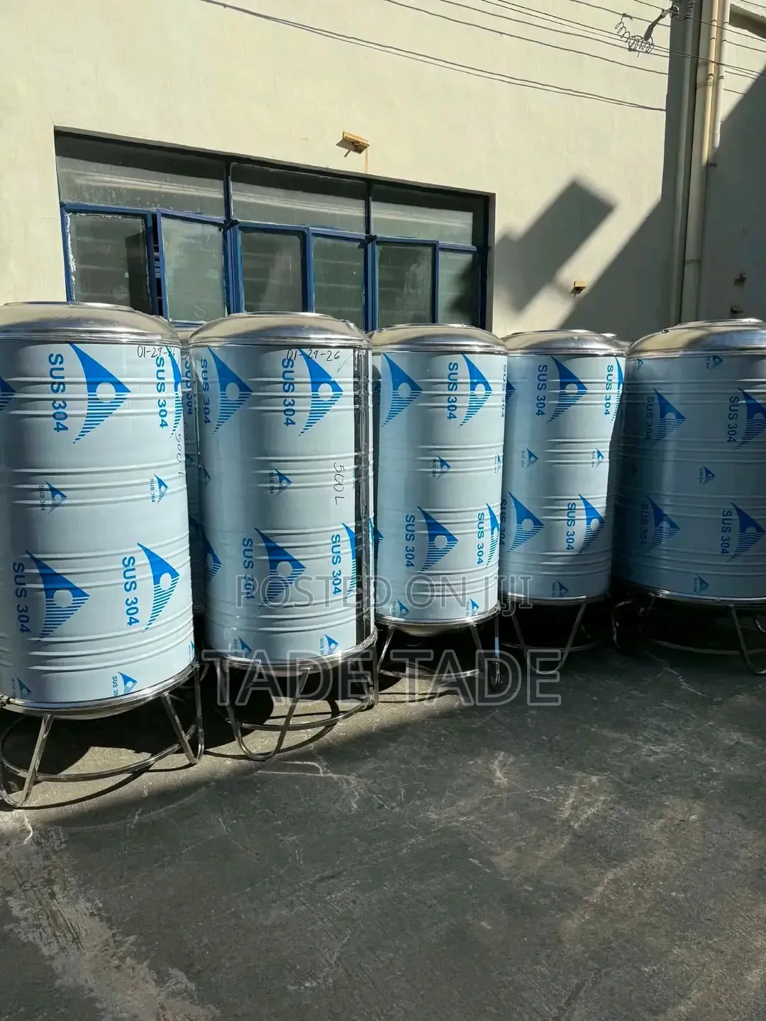 መሀመድ ስቴለስ እስቲል የውሀ ታንከር ስራ
