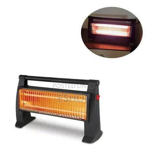 Dual Lamp 1200w Quartz Heater With Tip-Over Cut-Off Switch
