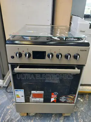 Fiesta 60x60 Freestanding Cooker. Gas Burners and Electric Hotplates.