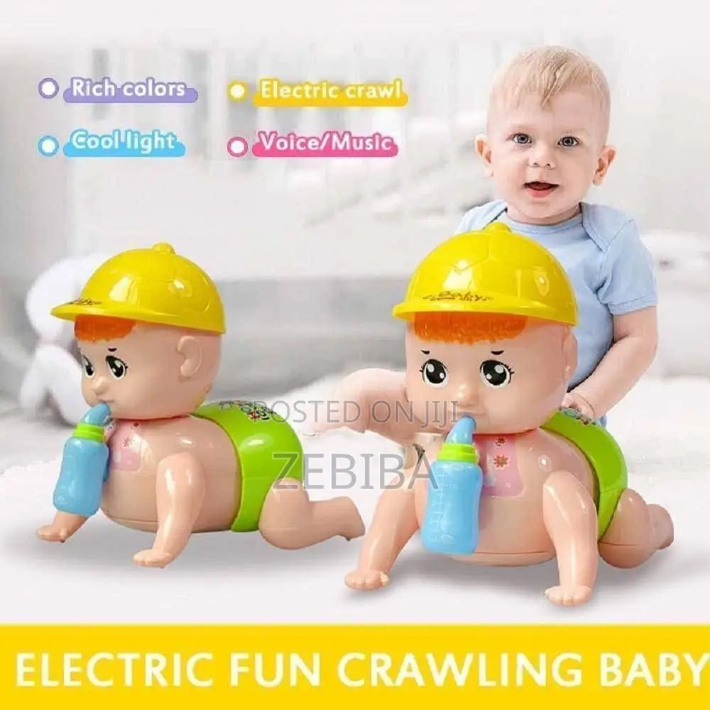 Crawling Baby Toy With Voice Lightening and Music