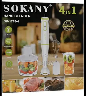 Sokany Hand Blender 4in 1