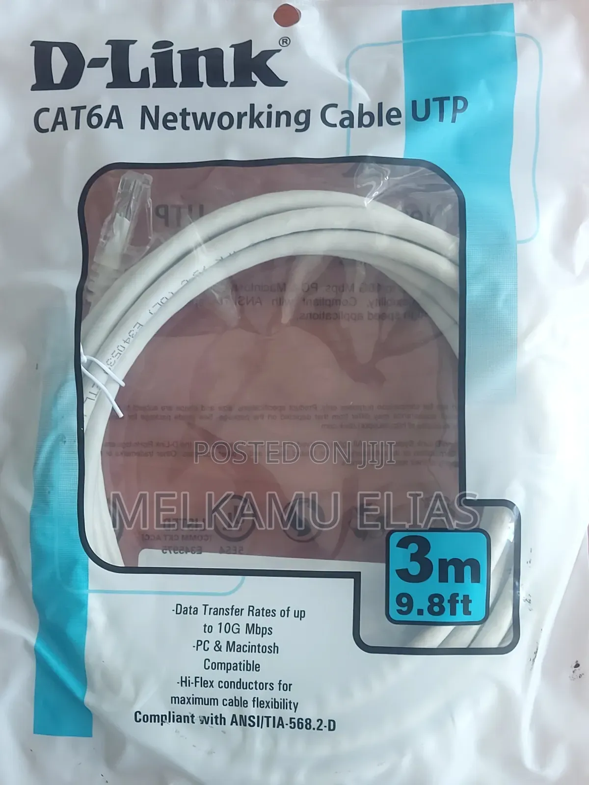 Cat 6a Patch Cord 3 M
