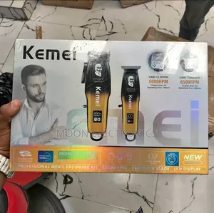 Kemei Km-8501 Hair Clippers for Men Usb Rechargeable 2pcs for One
