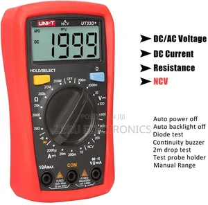 Uni-t Ut33d+ Digital Multimeter