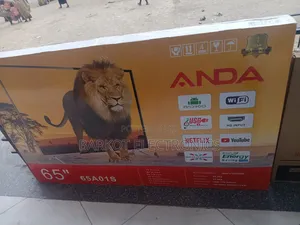 Anda Smart Tv 65 Inch Andraid Doubel Gelass 2025quality Tv Hif