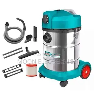Total 30l Wet Dry Vacuum Cleaner - 1400w Heavy Duty - Model Tvc14301