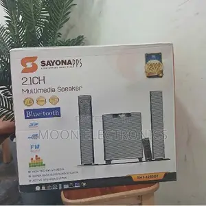 Sayona 2.1 Channel Multimedia Speaker System - Bluetooth Fm
