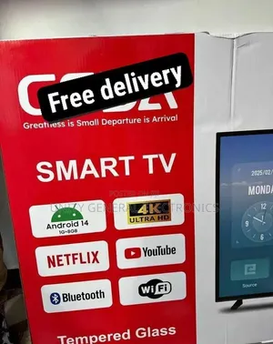 Gsda 60'' Tempered Glass Smart Tv New 2025