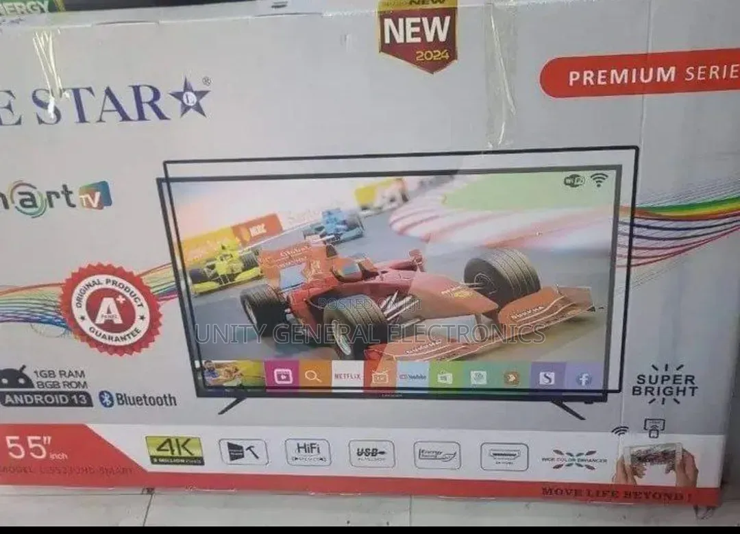 Life Star 55'' New 2025 Smart Tv