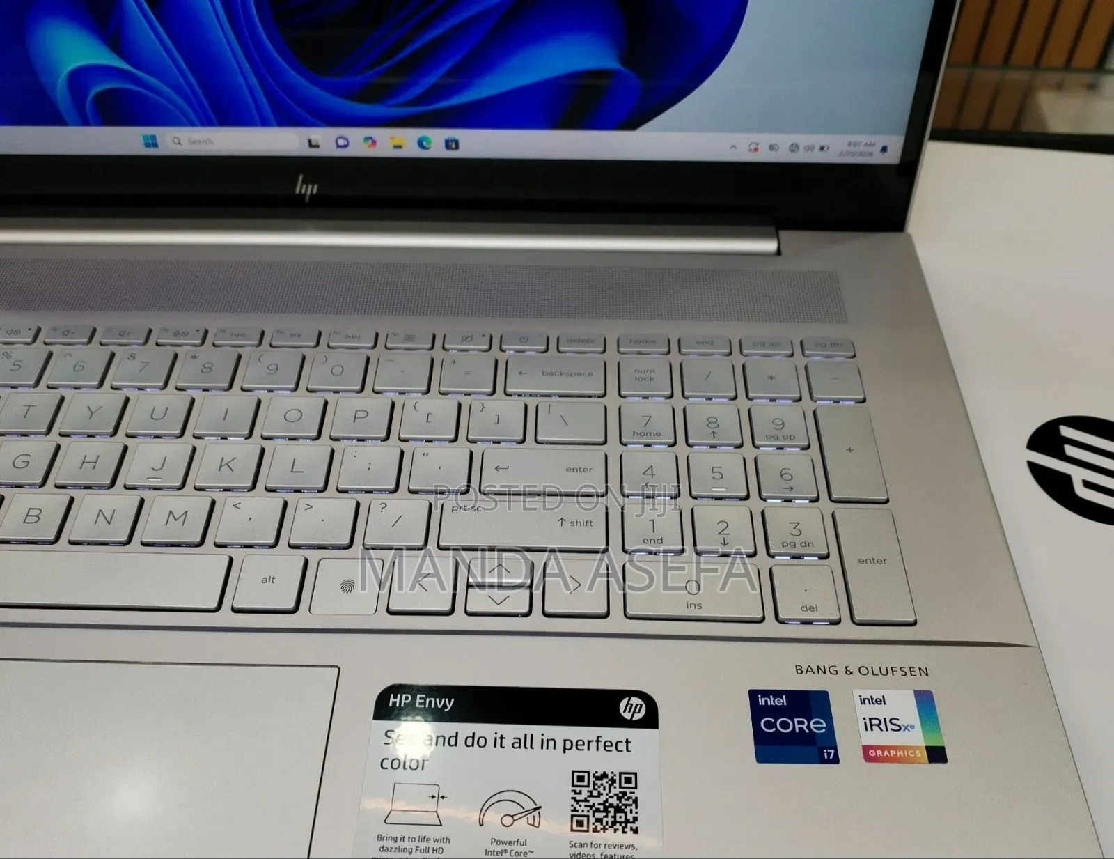New Laptop HP Envy 17 12GB Intel Core i7 SSD 512GB
