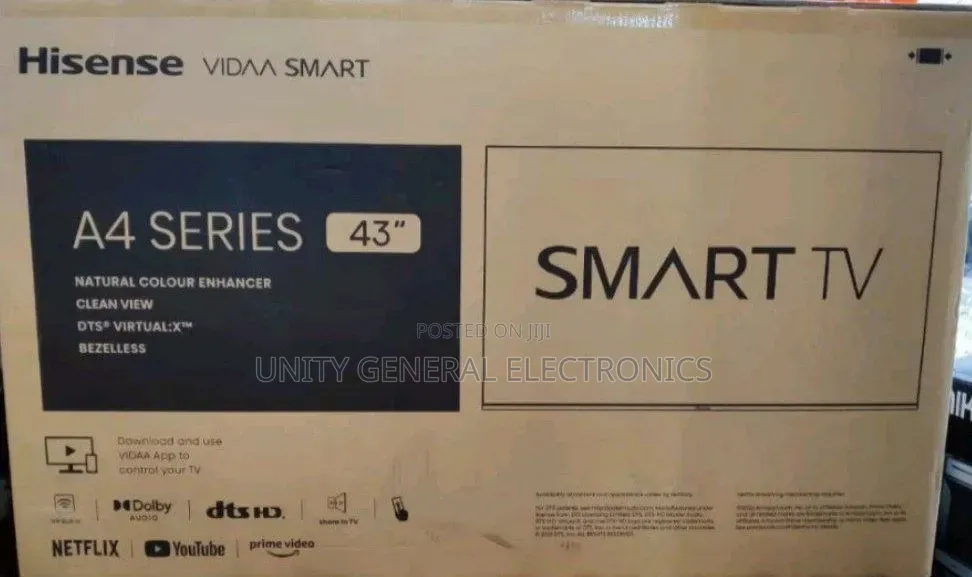 Hisence 43'' Smart Tv New 2025