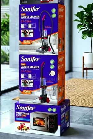 Sonifer Upright Carpet Cleaner and Washer 2-in-1 800w Model Sf-2246)