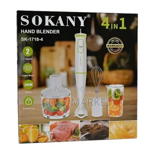 .Sokany 4in1 Hand Blender.