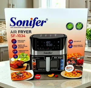 Sonifer 8.5l 1700w Digital Air Fryer With Vision Window