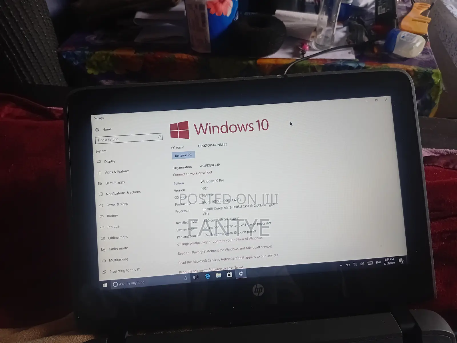Laptop HP 240 G5 4GB Intel Core i5 HDD 1T