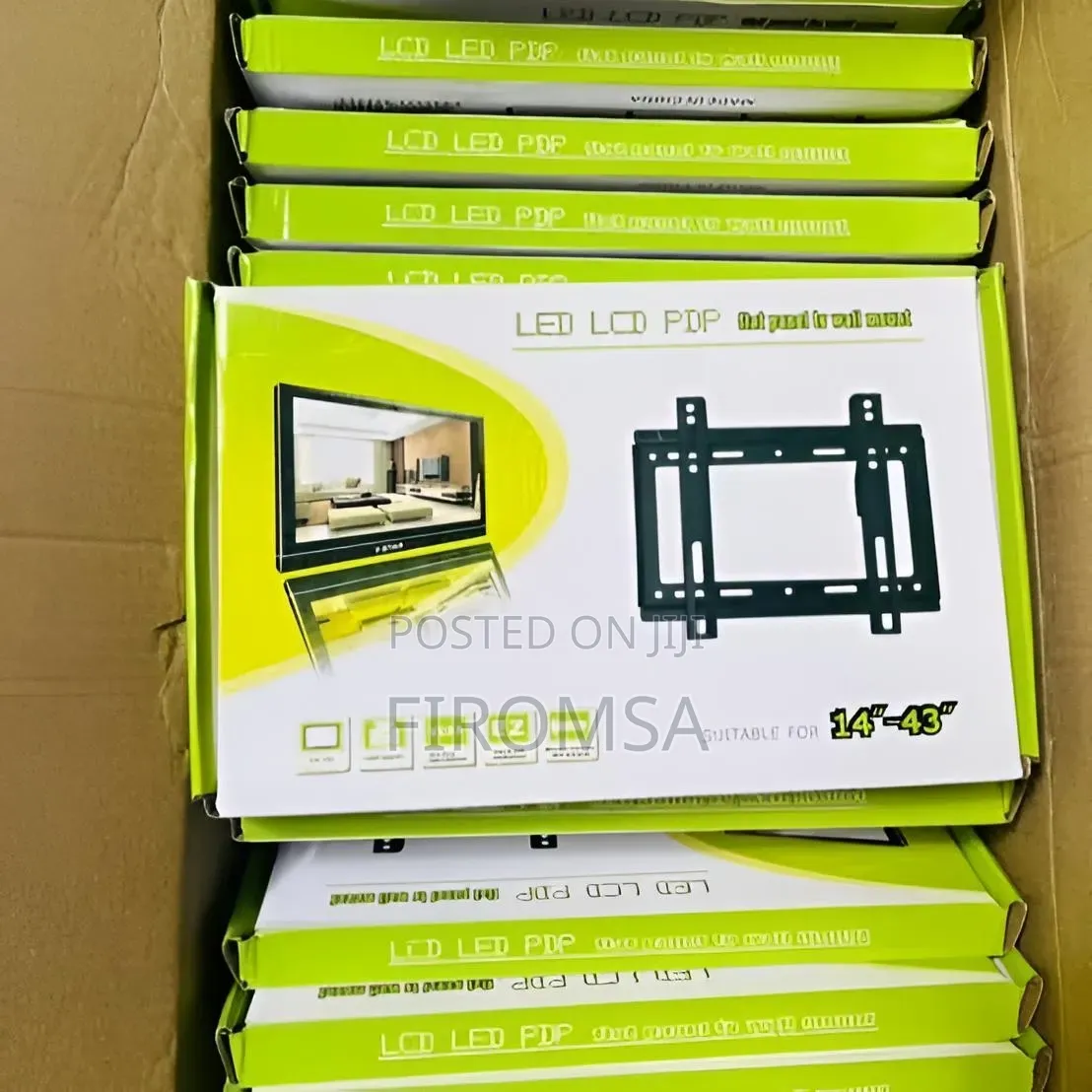 Fixed Flat Panel Tv Wall Mount Led LCD PDP Suitable for 14" - 43"