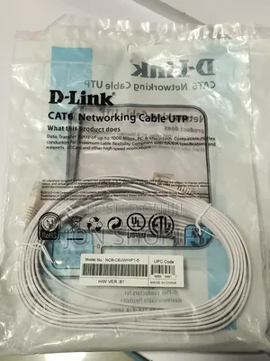 D-Link Cat6 Patch Chord ኢንተርኔት ማገናኛ ኬብል 5 ሜትር