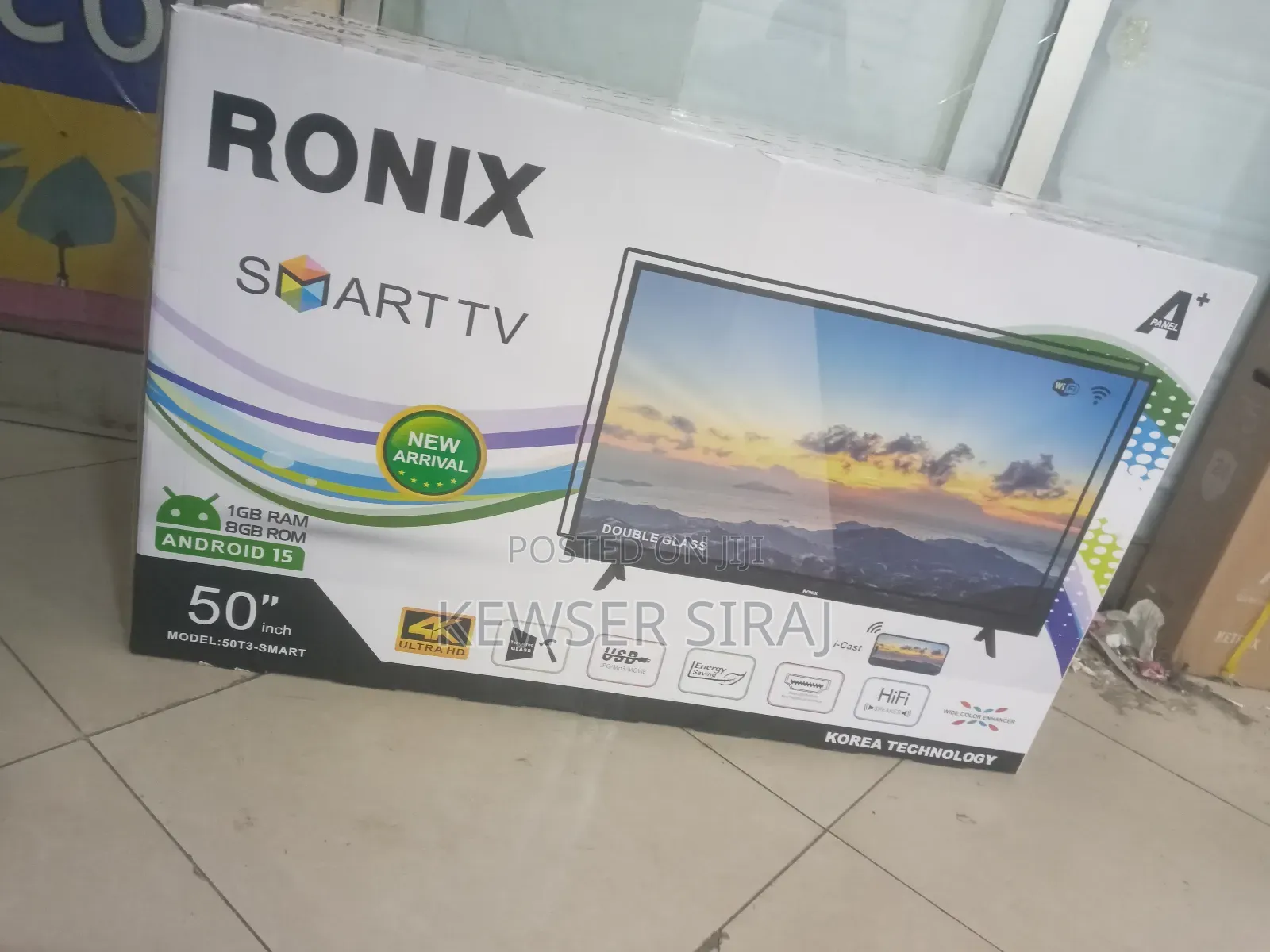 Ronax 50inch Tv Smart Android New 20 25 Model