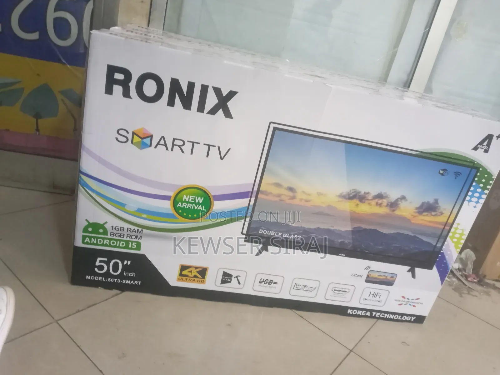 Ronax 50inch Tv Smart Android New 20 25 Model