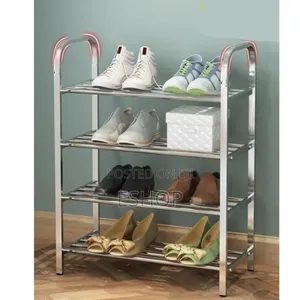 4 Tier Thick Steel Rack for Sneakers, Heels, and Loafers