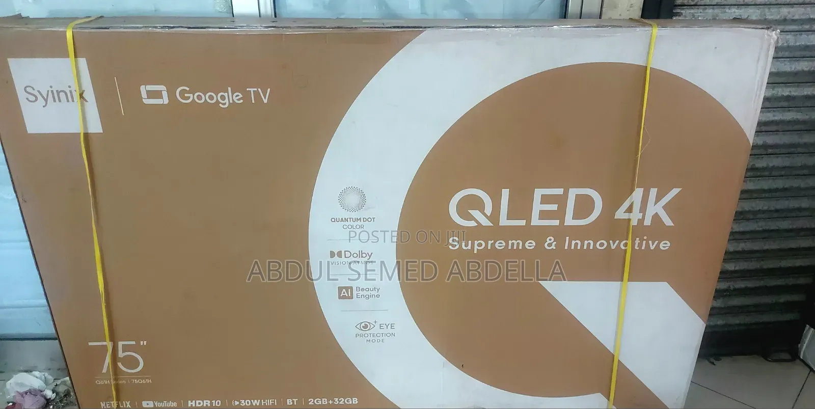 Syinix Tv Frameless Qled Upgrade Model