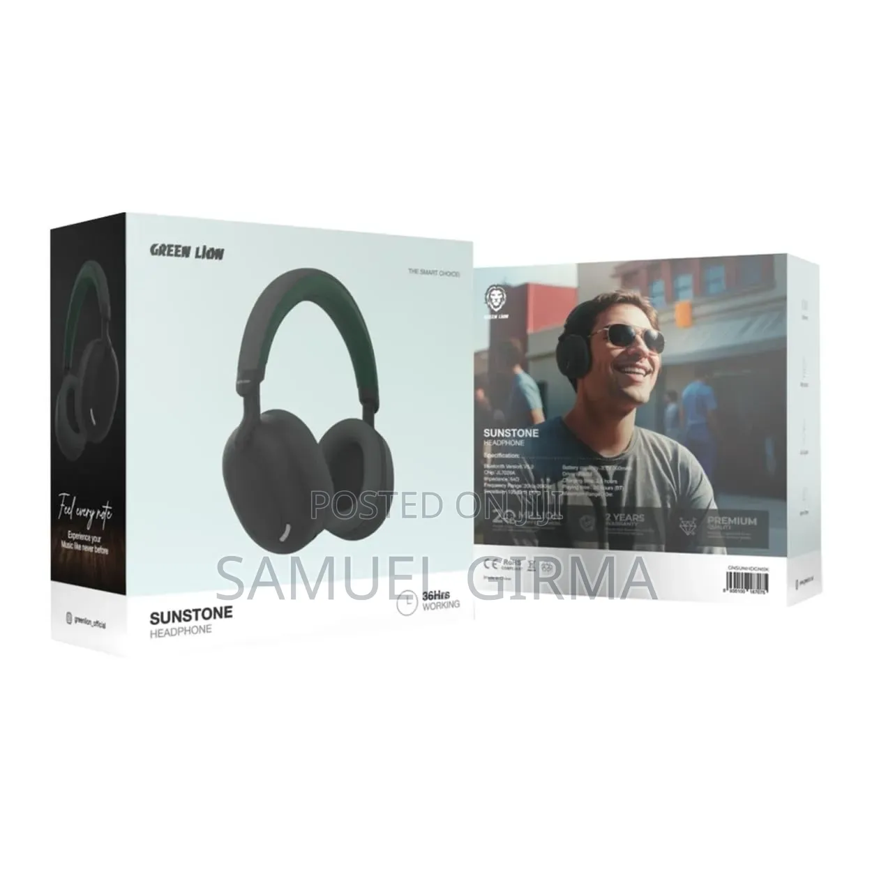 Original Green Lion Denmark Wireless Headphone