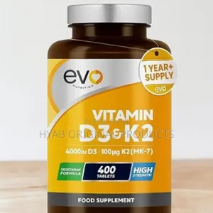 Vitamin D3 4000iu Vitamin 100ug (Mk7) | 400 Vegetarian Tablets