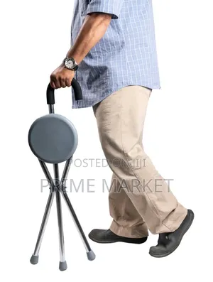 Foldable Walking Cane With Seat 2-in-1 Design➝Perfect for Elderlies