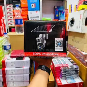 ባለ 2 ሌንስ በ ሲም የሚስራ 4g Stellar Dual Lens C600 Solar Camera
