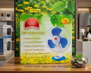 Changli Crown 16" Table Fan – Compact Powerful Cooling