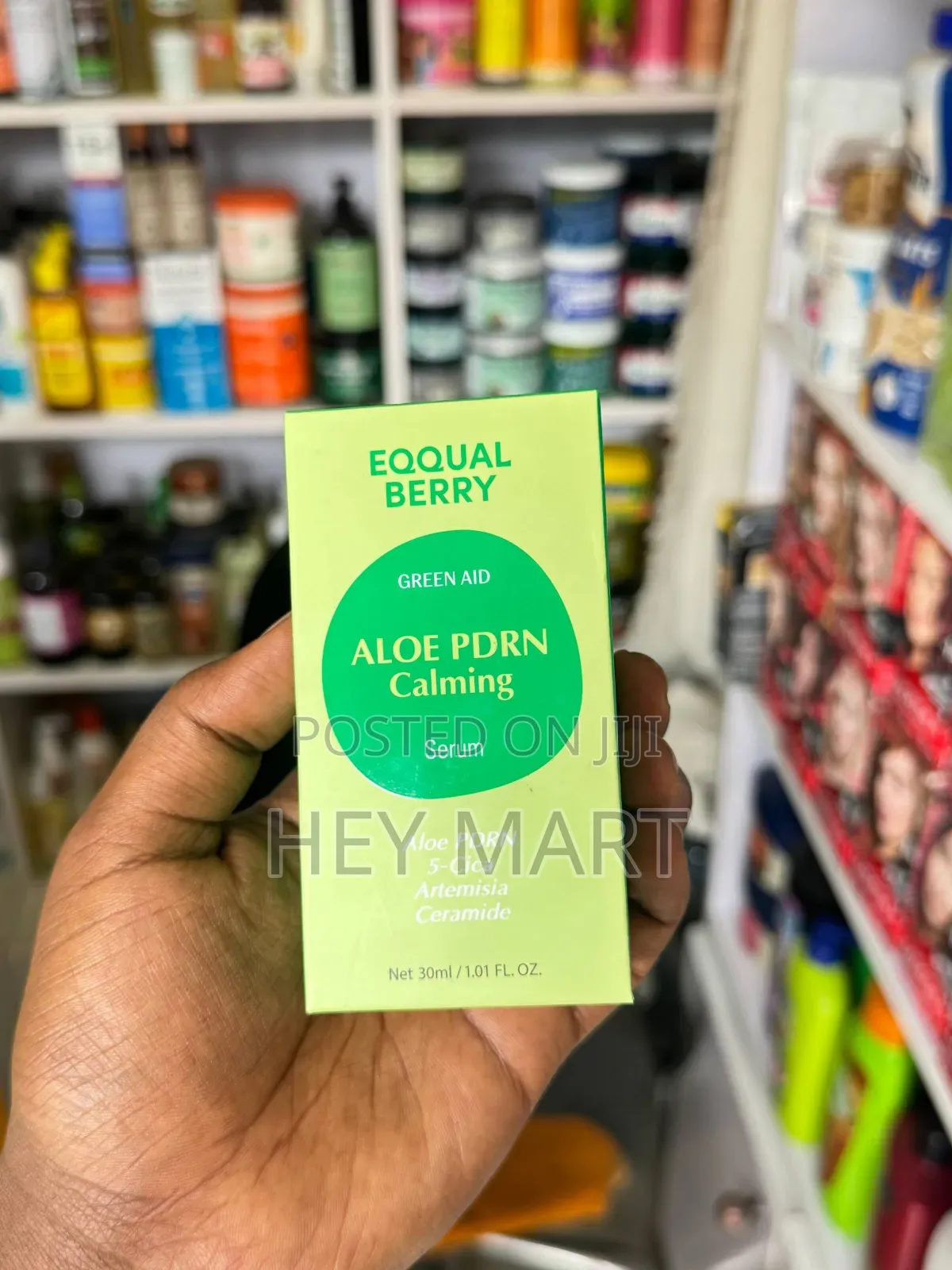 Eqqualberry Green Aid Aloe PDRN Calming Serum.