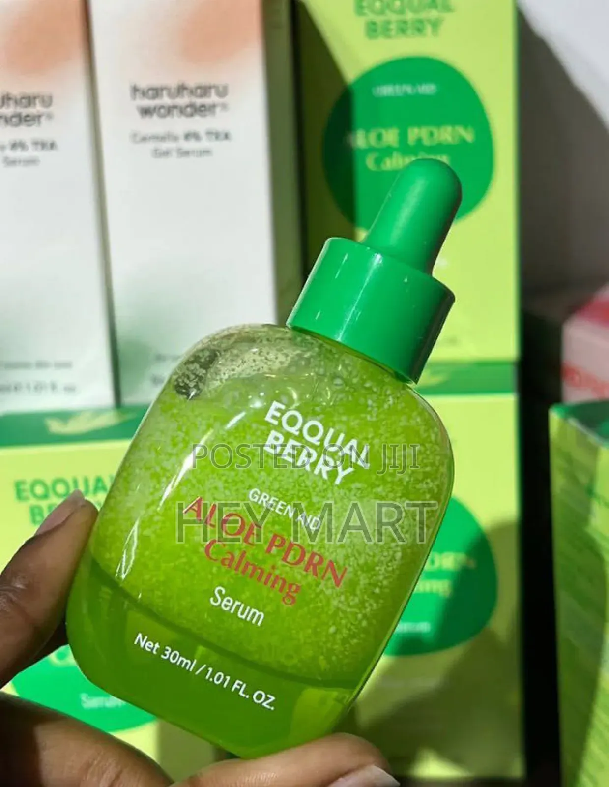 Eqqualberry Green Aid Aloe PDRN Calming Serum.