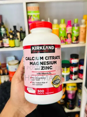 Calcium Citrate Magnesium and Zinc Dietary Supplement Tablets.