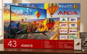 Anda Tv 43" Smart Android Tv New Arrival Double Glass Tv