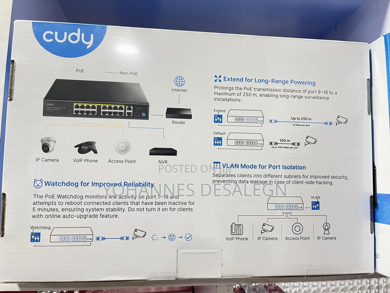 Cudy 16 Port Switch