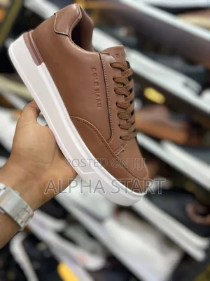 Cole Haan Jol High Master Quality Smooth Flat Lather Shoes for Man's