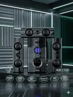 Komax 3.1ch Multimedia Speaker – Home Theater Experience | Super Bass