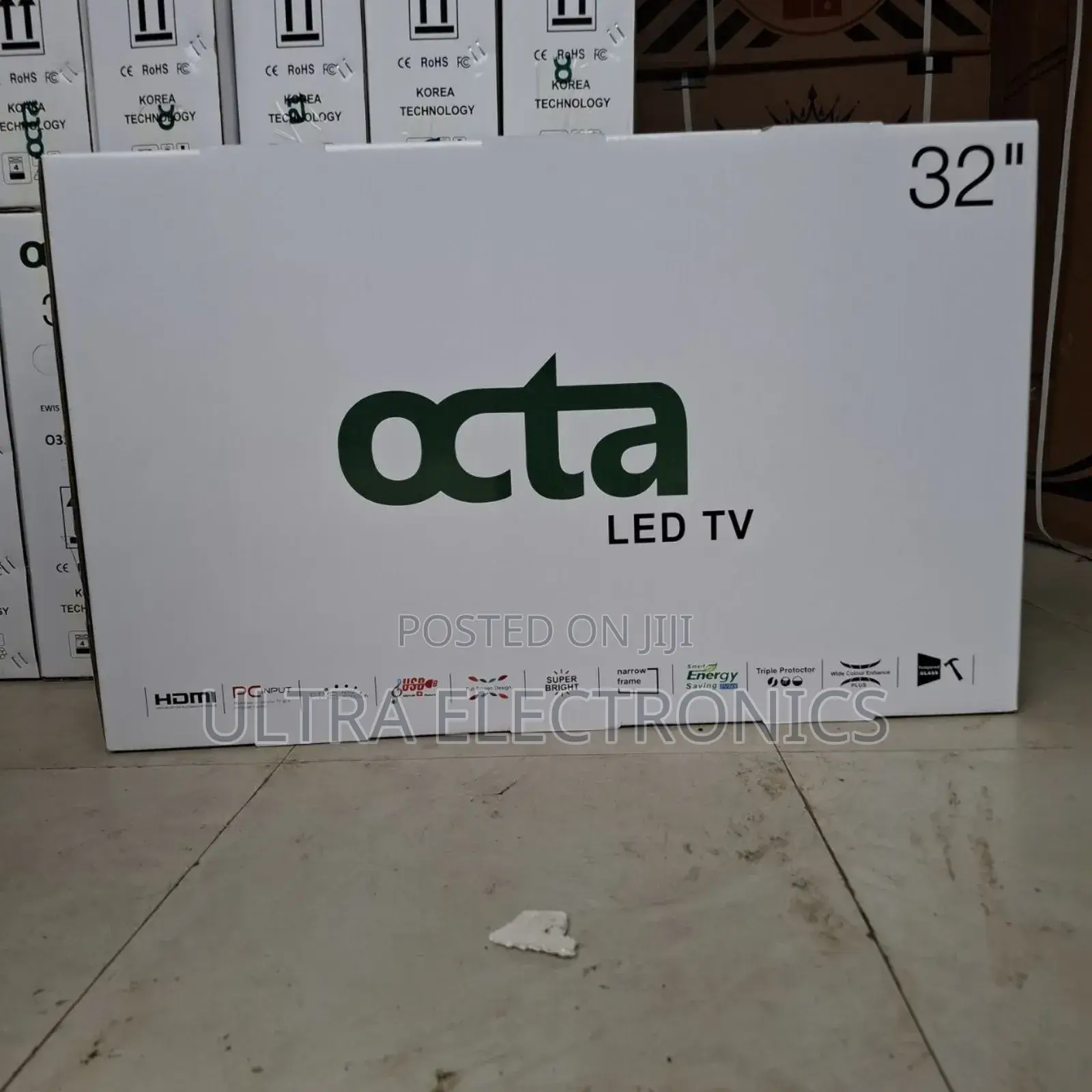 Octa 32"Inch Led Tv, Likely a Standard Television