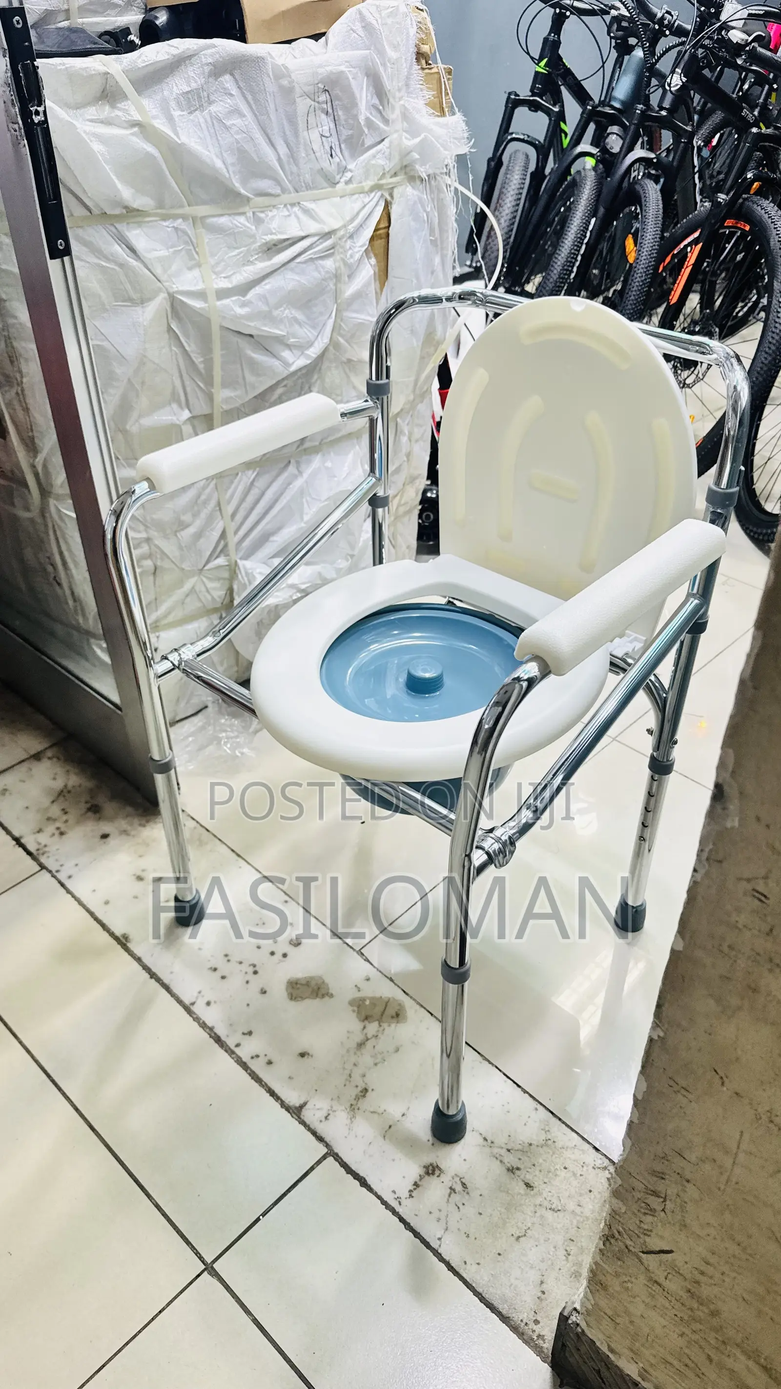 Toilet Commode Manual Chair