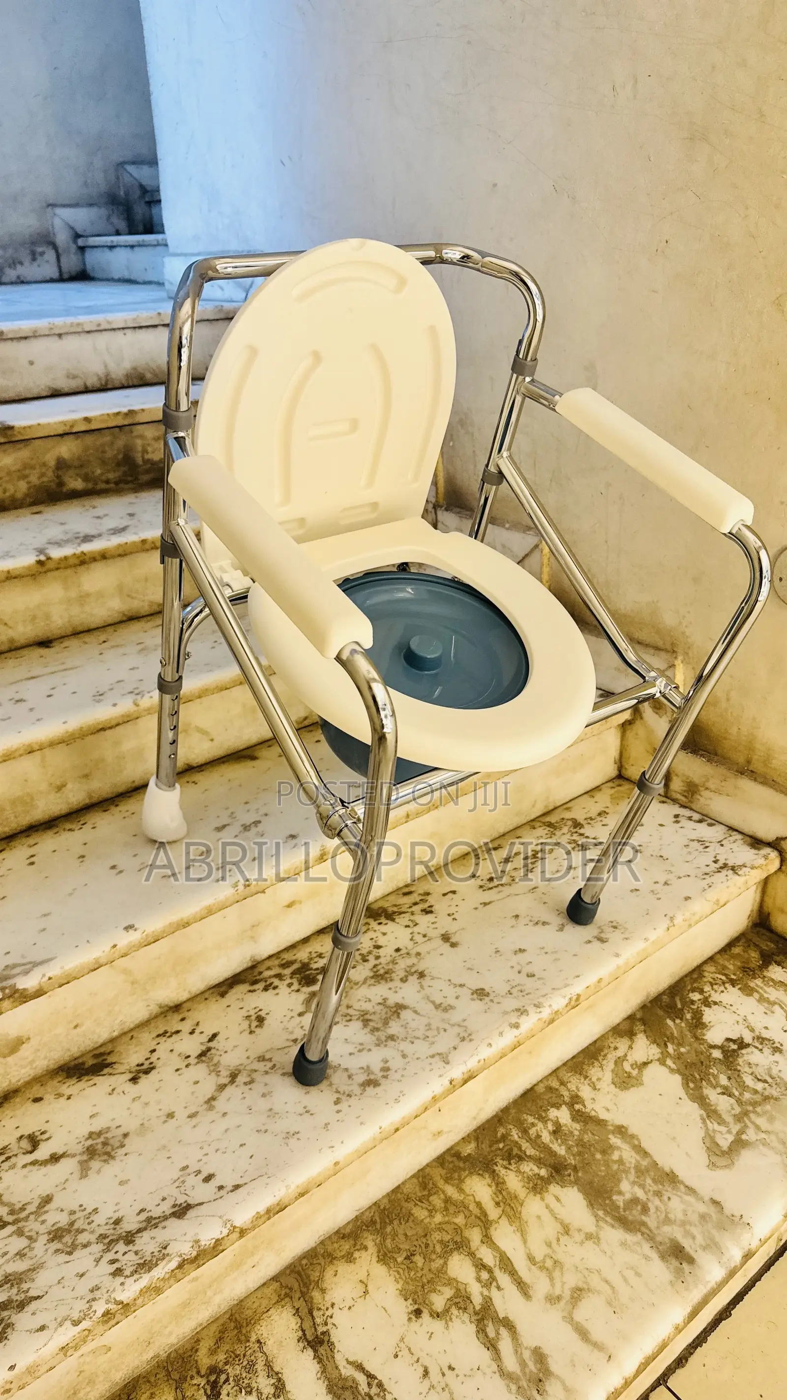 Toilet Commode Manual Chair የሽንትቤት መቀመጫ