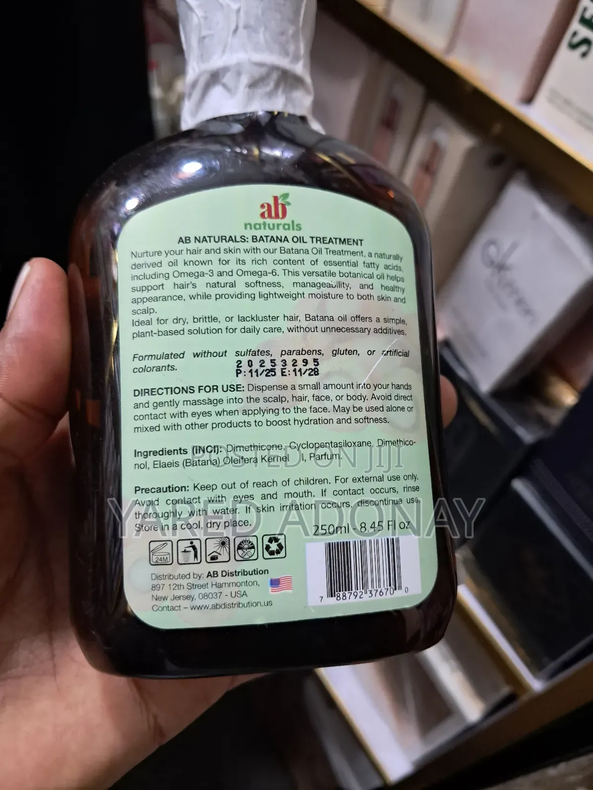 Ab Naturals Argan Oil Treatment Made in Usa