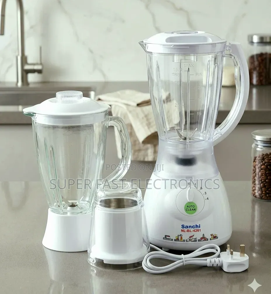 Sanchi Multi-Function Blender With Grinder – 2 Jar Kitchen Blender
