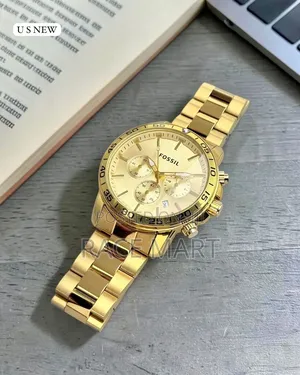 Fossil Bannon Multifunction Gold Watch