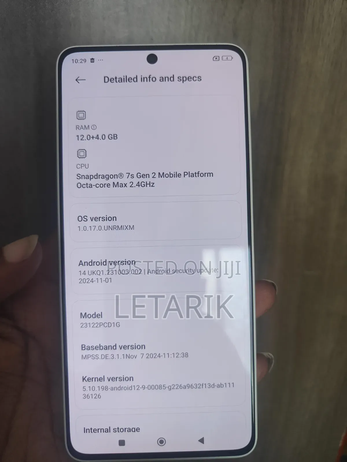 Xiaomi Poco X6 256 GB White