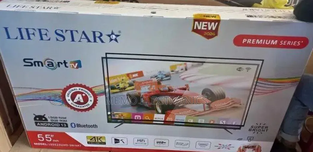 Life Star 55'' New 2025 Smart Tv