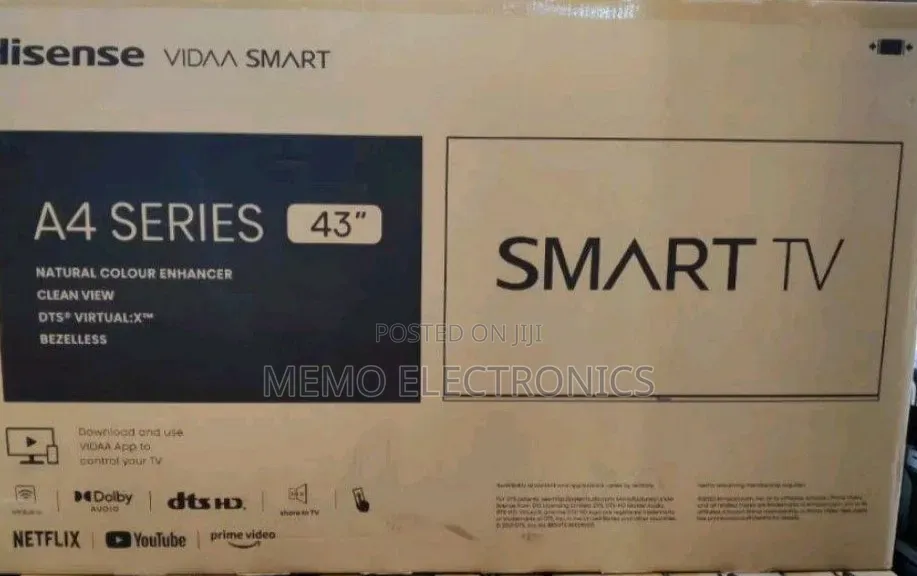 Hisence 43'' Smart Tv New 2025