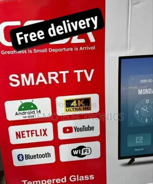 Gsda 60'' Tempered Glass Smart Tv New 2025