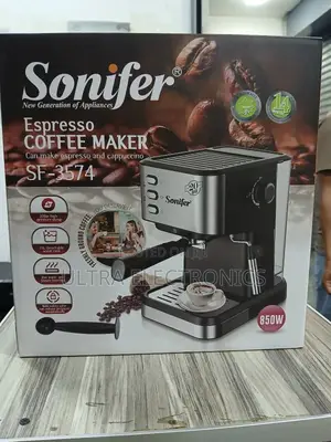 Sonifer Espresso Coffee Maker (Model Sf-3574), Designed to Make Both
