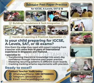Expert International Tutor for Igcse, a-Levels Ib