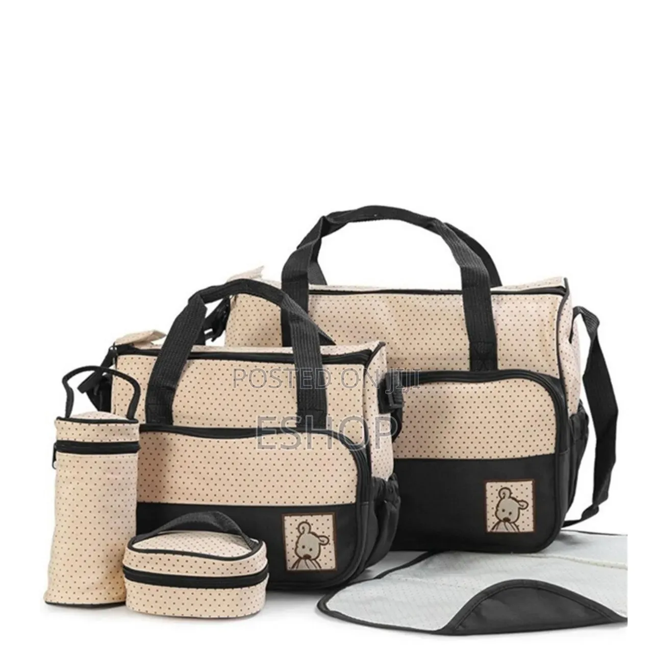 5 Function Mommy Bag Set – Best Organiser for Diapers, Bottles